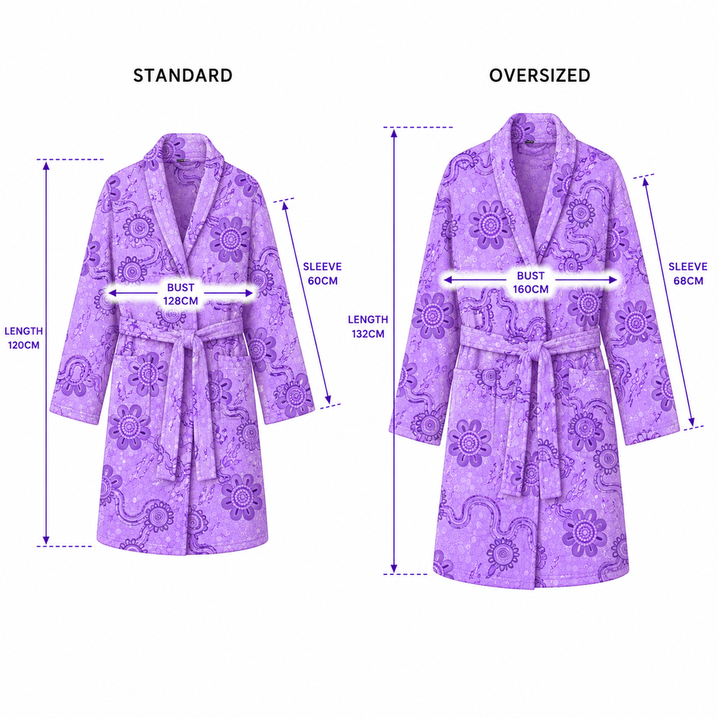 Hooded Robe - Sacred Paths Purple