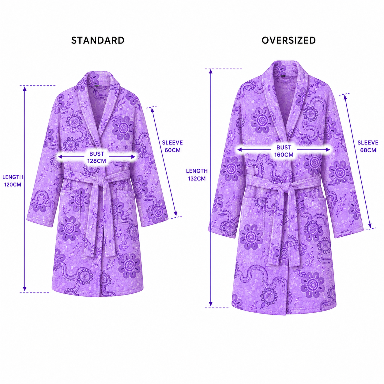 Hooded Robe - Sacred Paths Purple