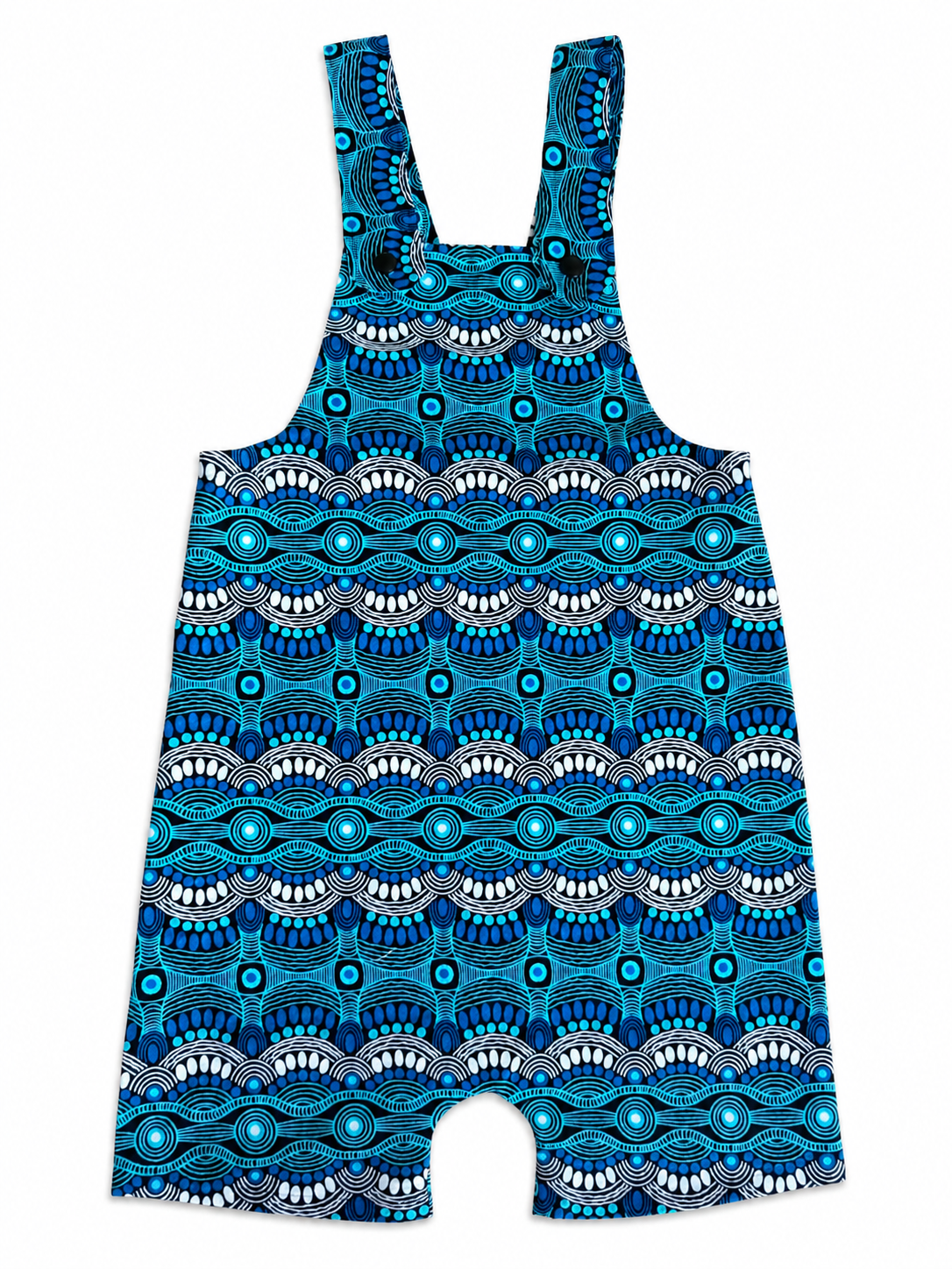 Desert Flora Blue Unisex Overalls
