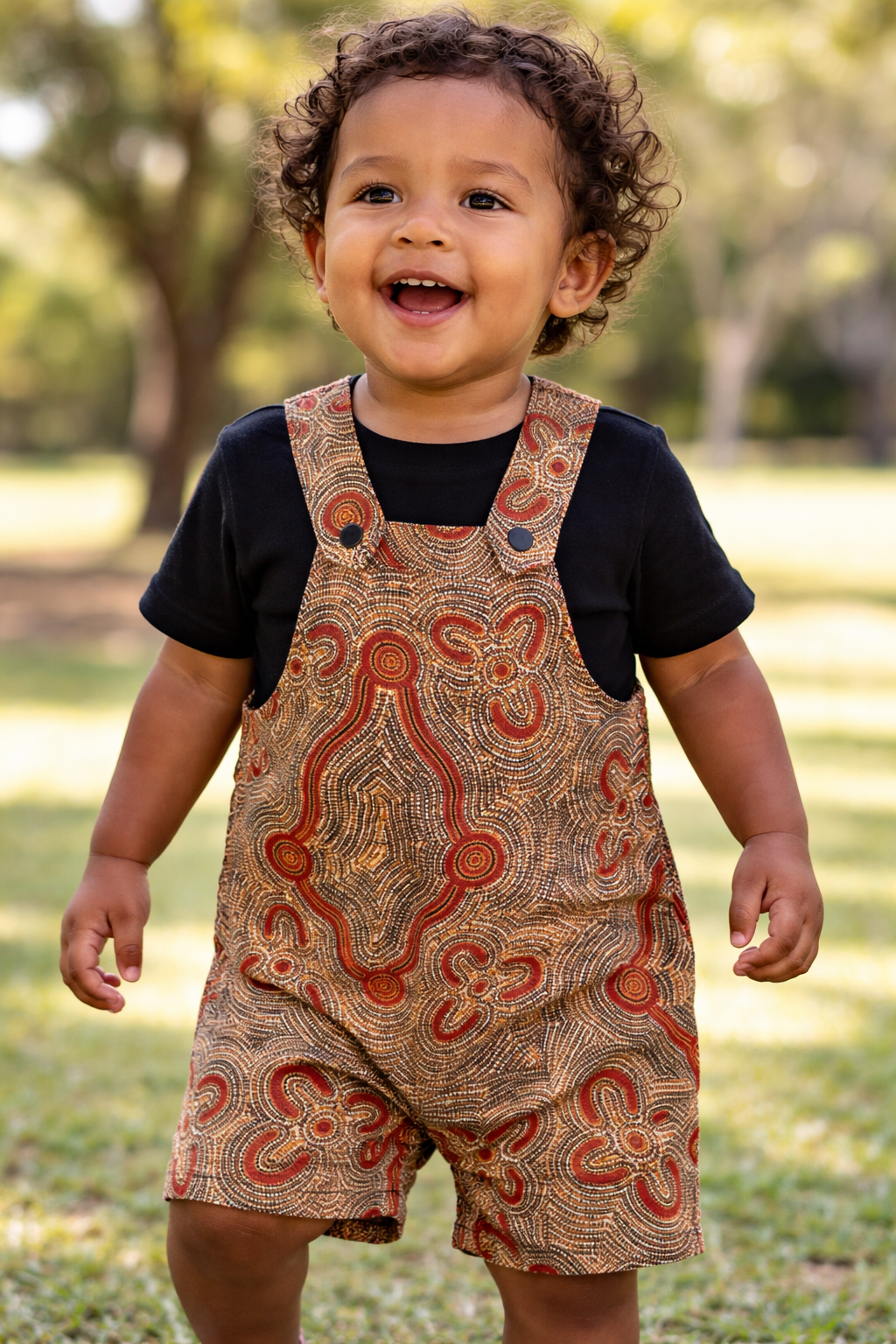 Aboriginal Unisex Overalls - Size 12 months
