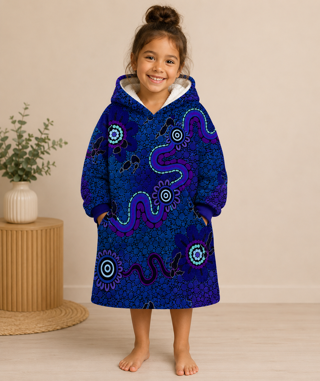Oversized Hooded Blanket for Kids