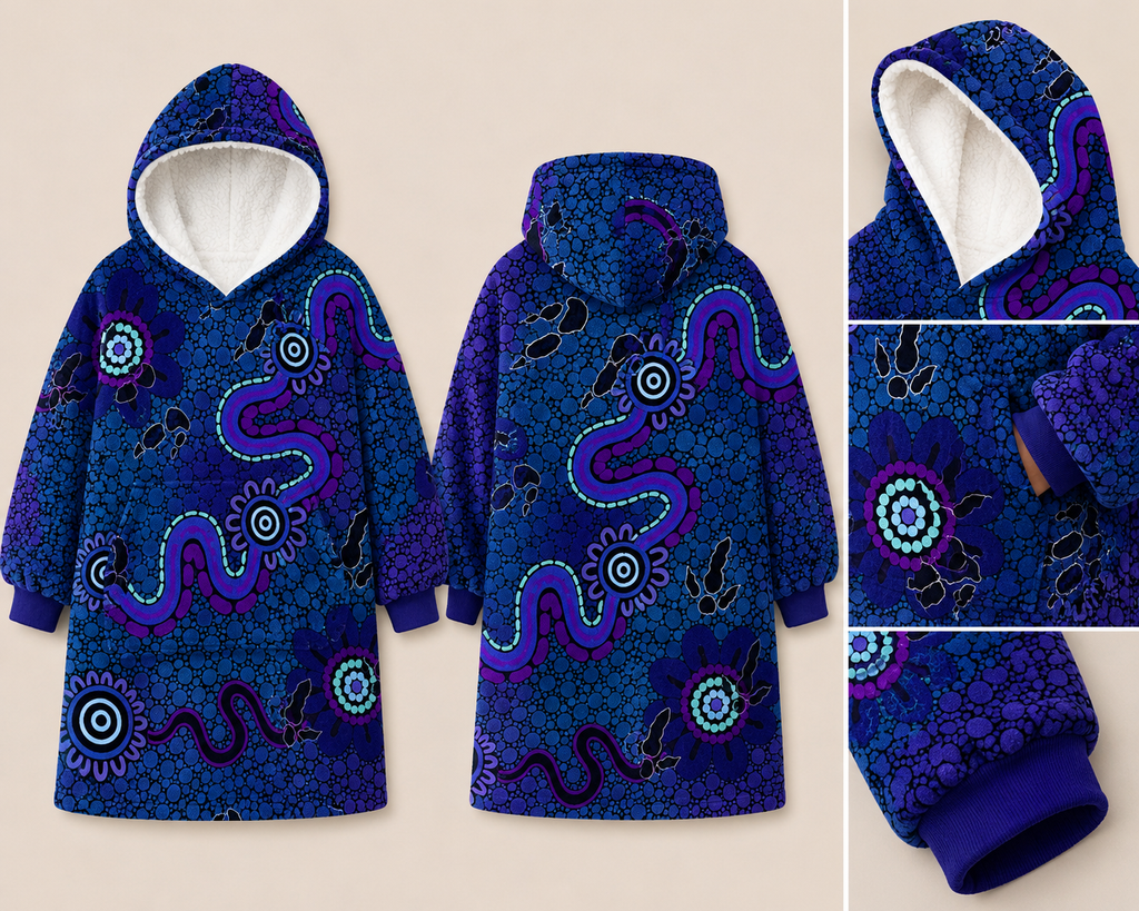 Oversized Hooded Blanket for Kids