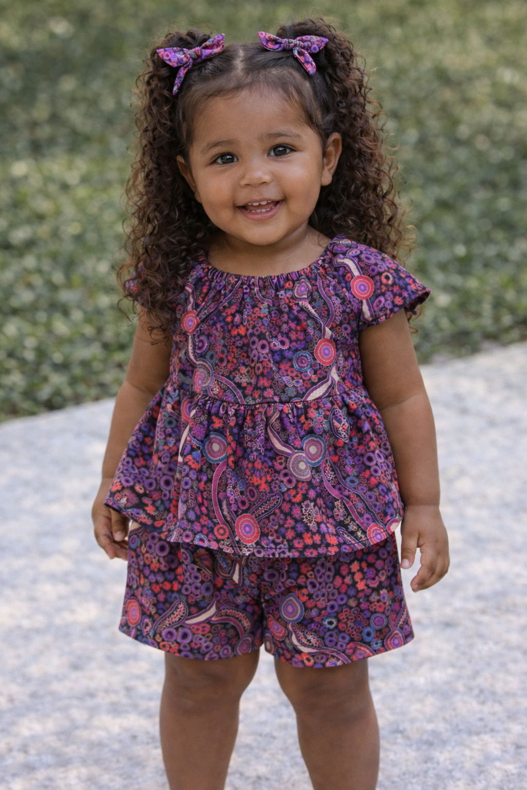 Girls 2 piece set - Emu Dreaming