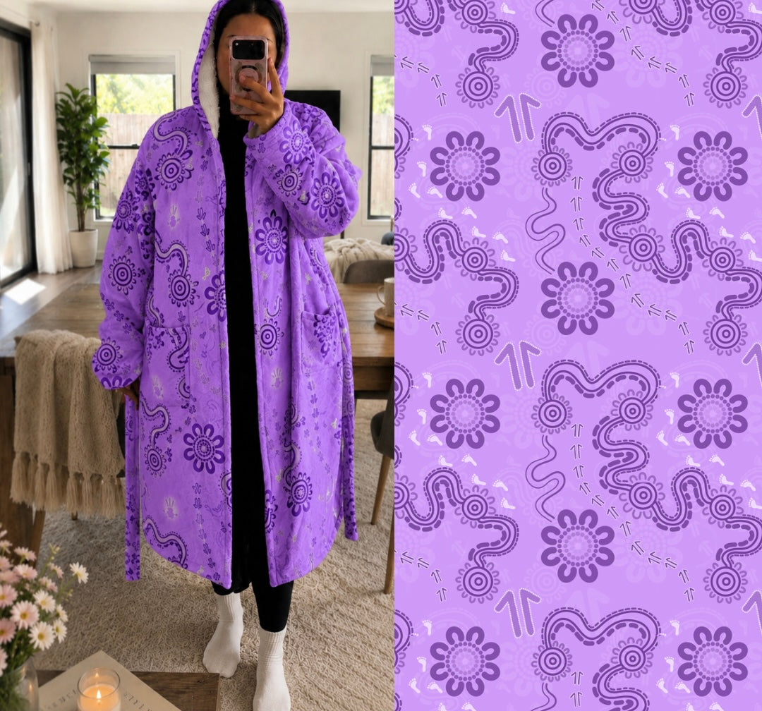 Hooded Robe - Sacred Paths Purple