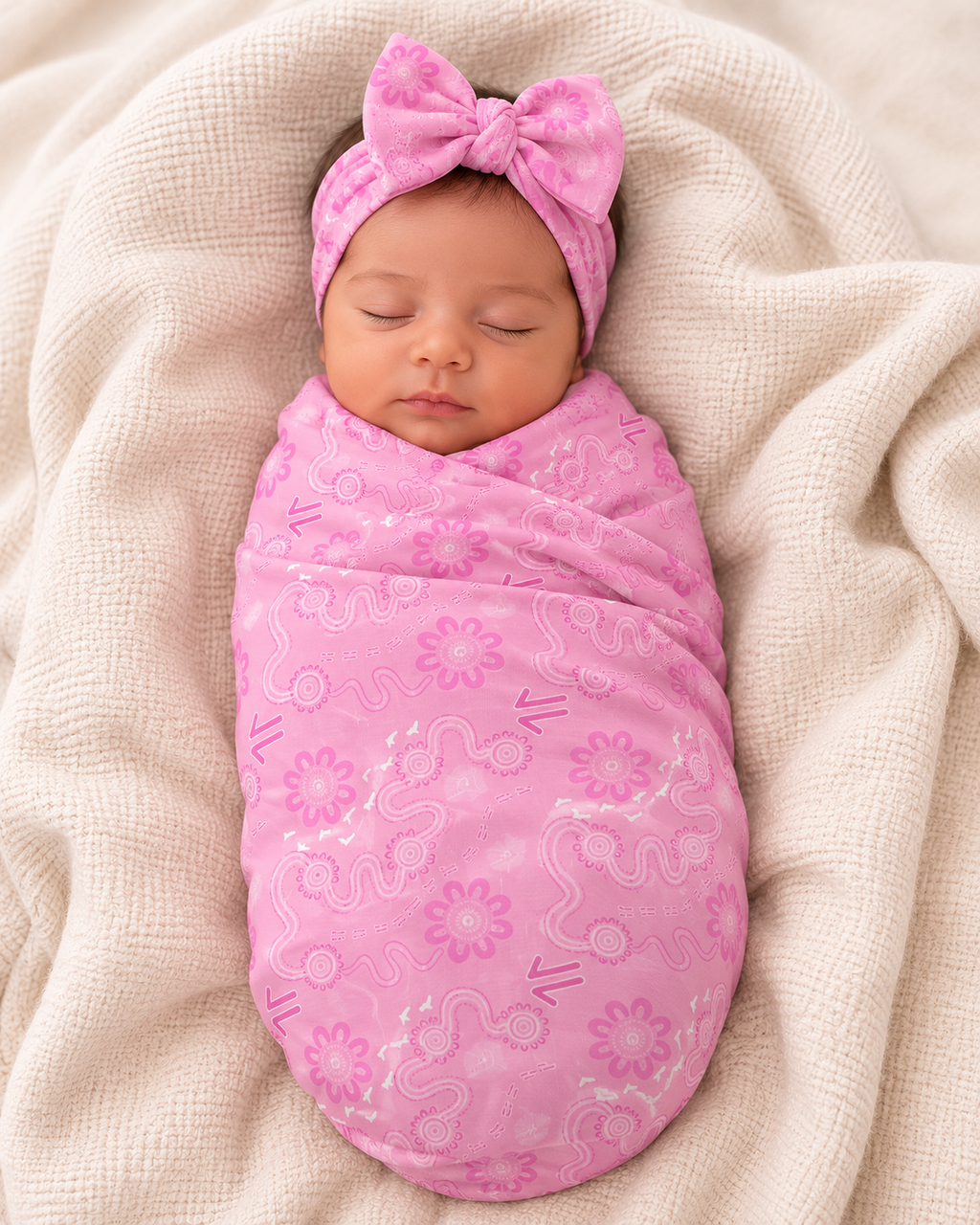 Sacred Paths - Swaddle & Headband Set