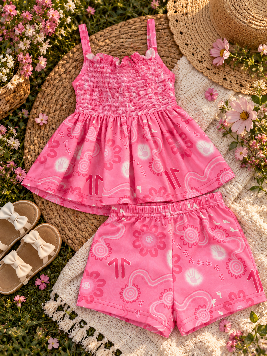 Sacred Paths Shorts Set