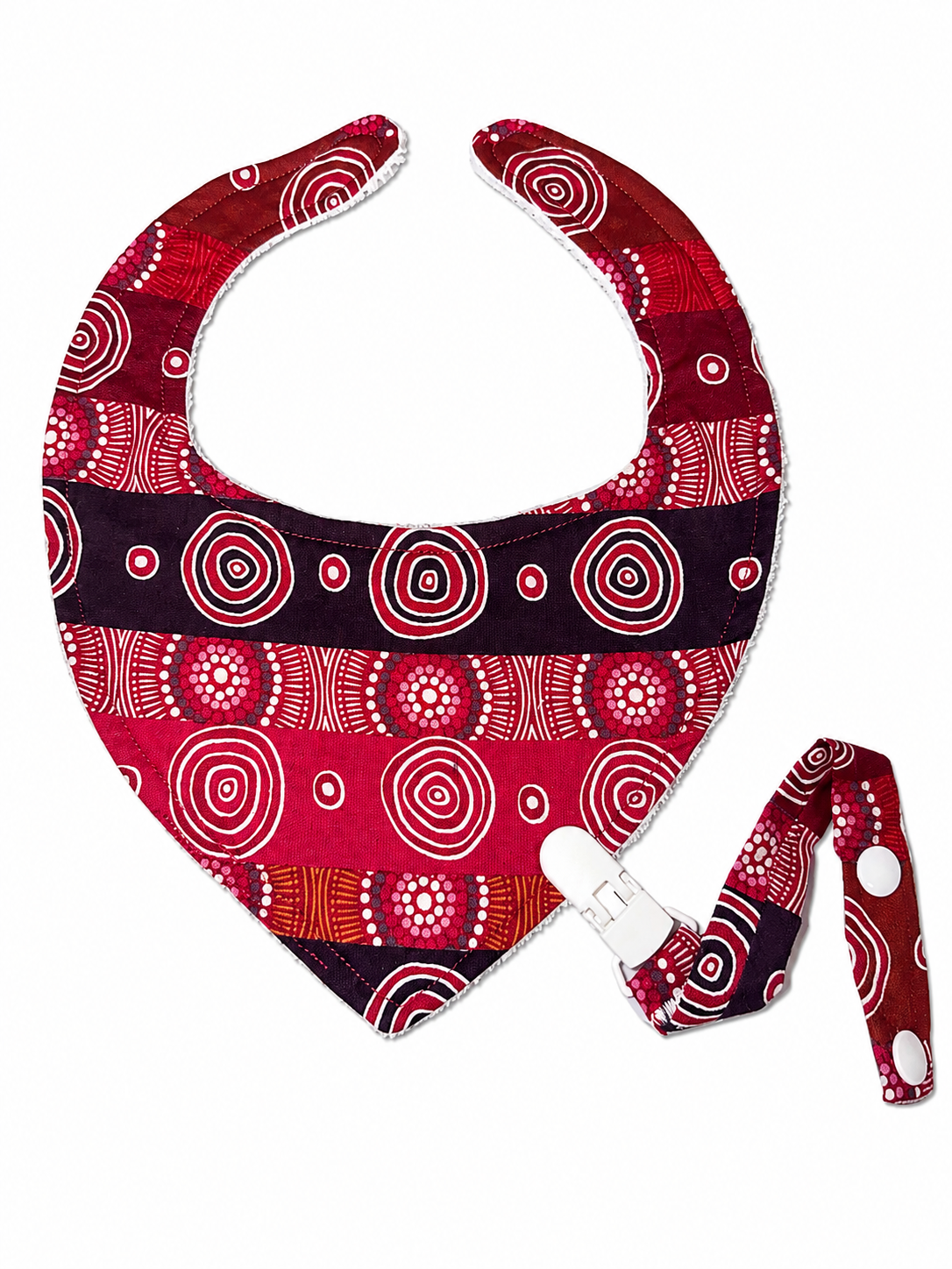 Bib and Dummy Clip Combo