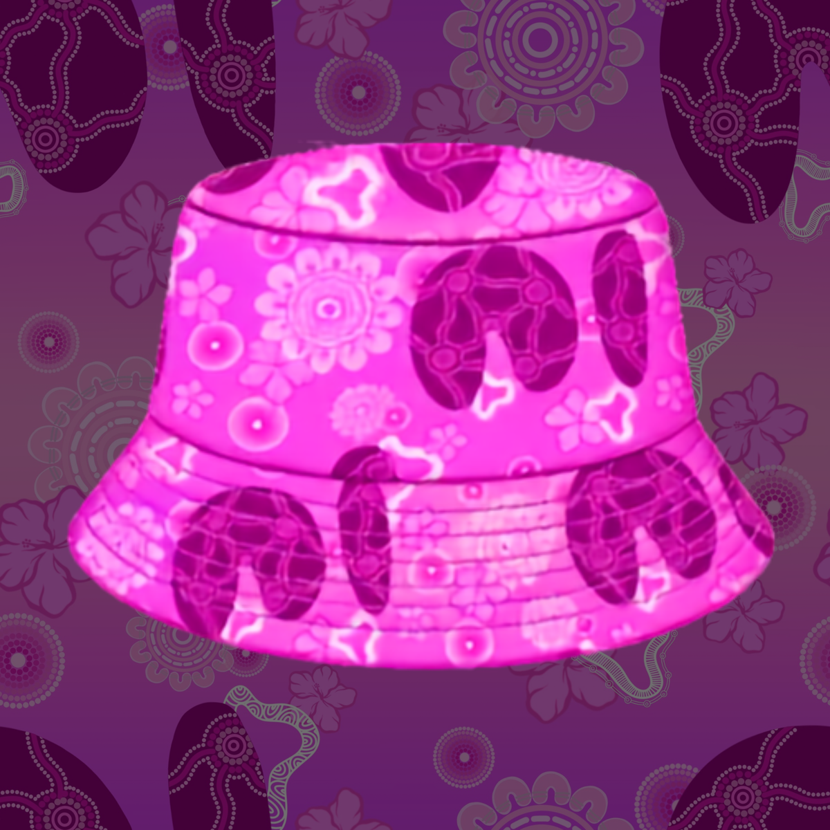 Sunset Bloom - Swim Bucket Hat