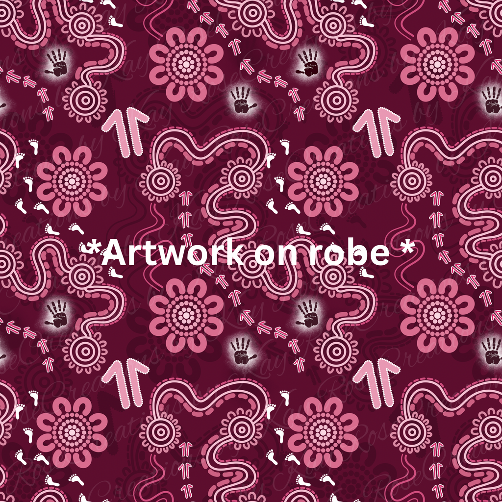 Hooded Robe - Desert Rose (PRE ORDER)